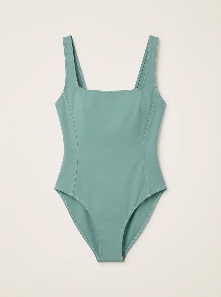 Square Neck One-Piece